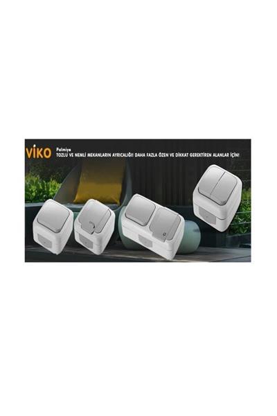 Viko Palmiye Gri Anahtar