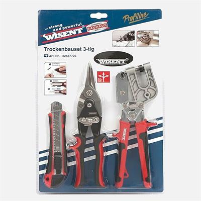 Wisent Alçıpan Alet Seti - 3 Parça