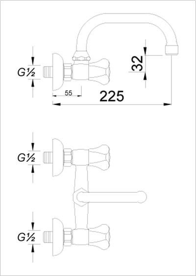 Yonca Serisi Döner Eviye Bataryası