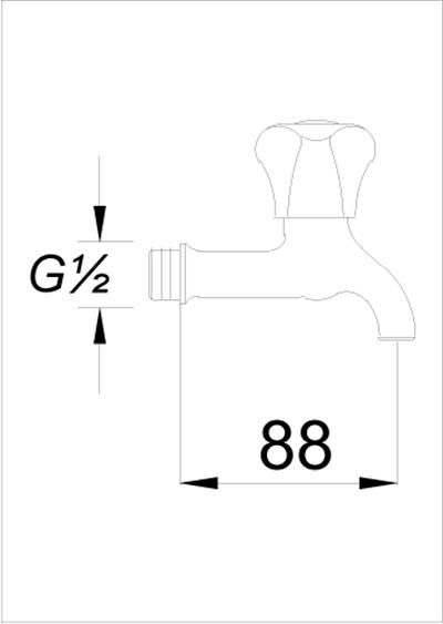 Yonca Serisi Kısa Musluk