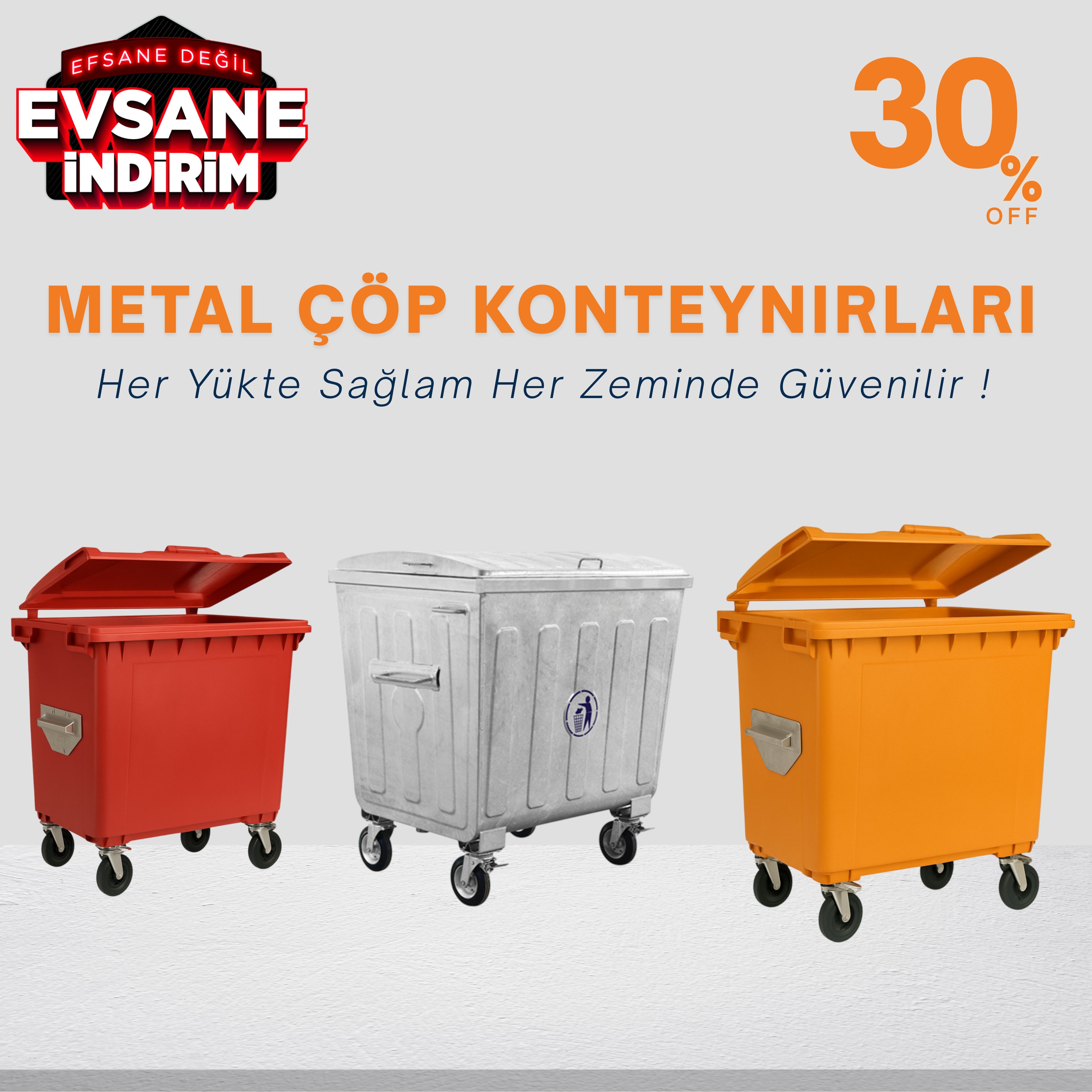 Metal Çöp Konteynerleri