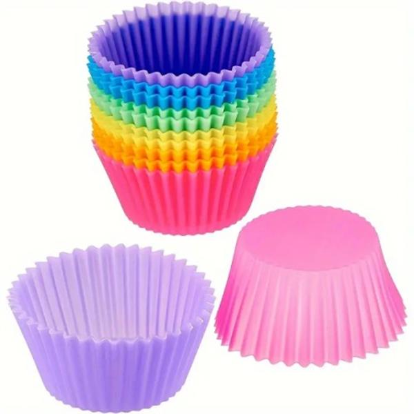 12'Li Silikon Muffin Kalıbı