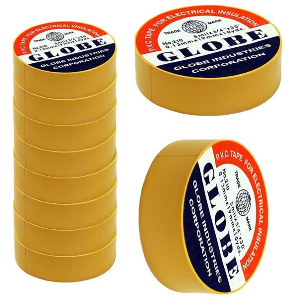 0.13Mmx19Mm İzole Bant 10'Lu Sarı