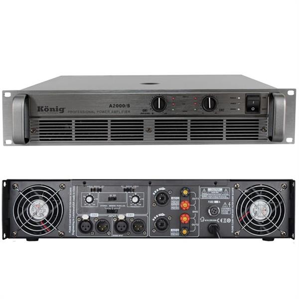A-2000 /S 4 Ohm 2X980 W Power
