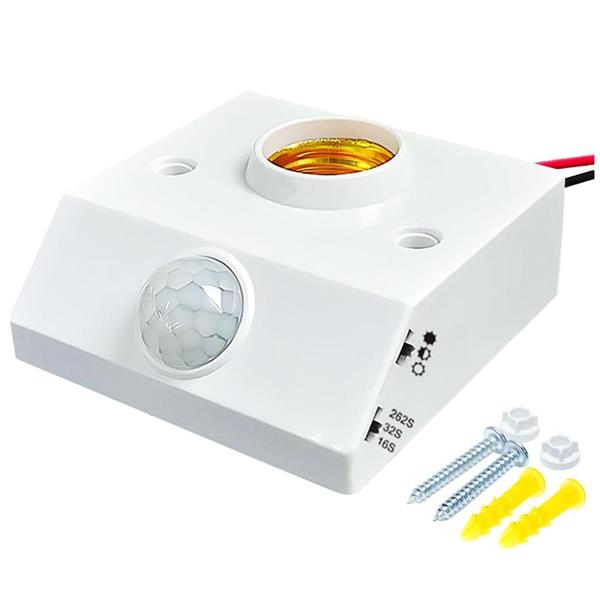 Dy-102 Abs 360 Pir Hareket Sensörlü E27 Duy Aparatı