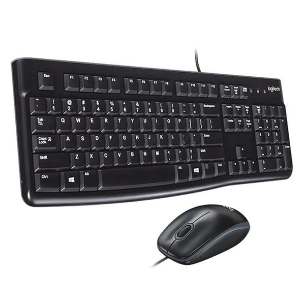Mk120 Usb Q Siyah Kablolu Klavye + Mouse Set