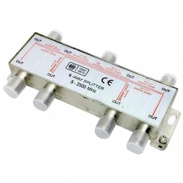 1/6 6 Yollu Splitter 5-2500 Mhz