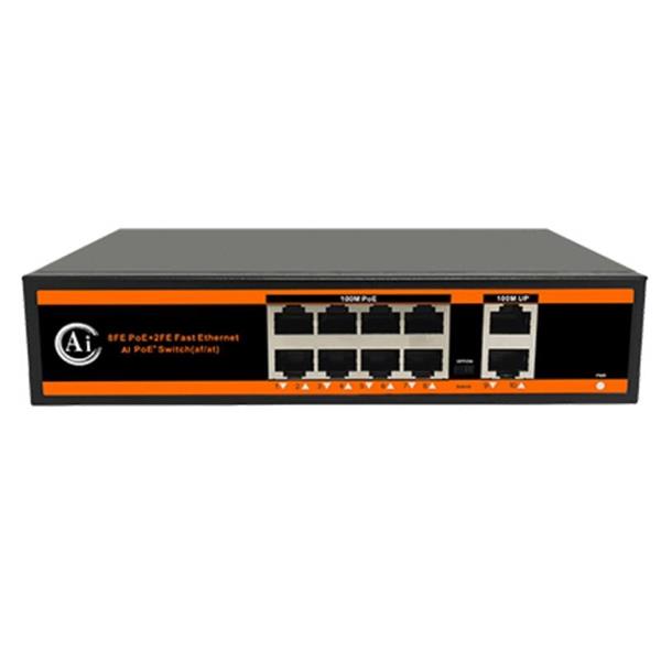 Nd1P802Alf-8*10/100M Bit Ports 2*10/100M Uplink Port Watchdog Poe Switch