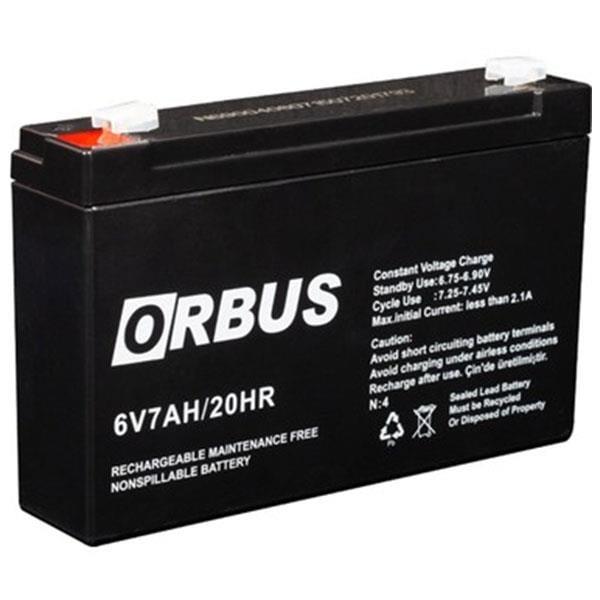 6 Volt 7 Amper Kuru Akü (150 * 30 * 94 Mm)