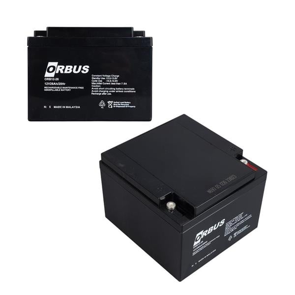 Orb12-26 12V 26A Kuru Akü (176 X 166 X 125Mm) (8Kg)