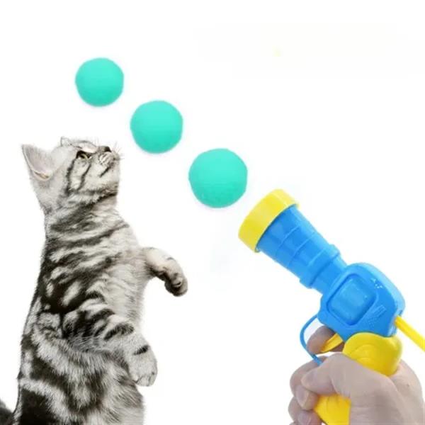 Peluş Top Atan İnteraktif Kedi Oyuncağı