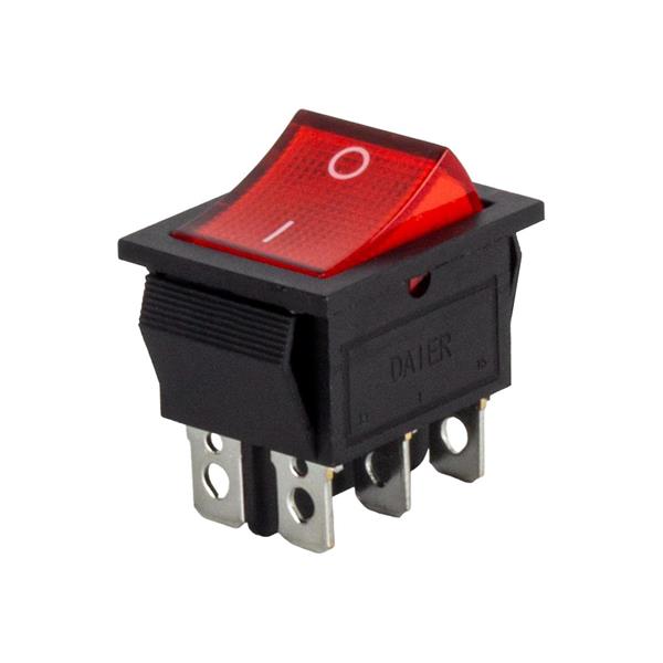 Ic-104A Geniş Işıklı Anahtar 6P On-Off