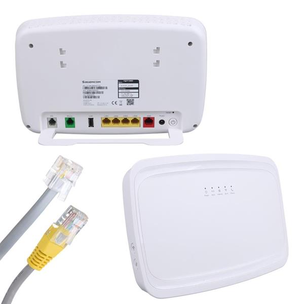 Fast 5366S Ac1750 Wifi 5 2.4Ghz 5Ghz Dualband 4 Port Vdsl Wan Gigabit Voip Kablosuz Modem