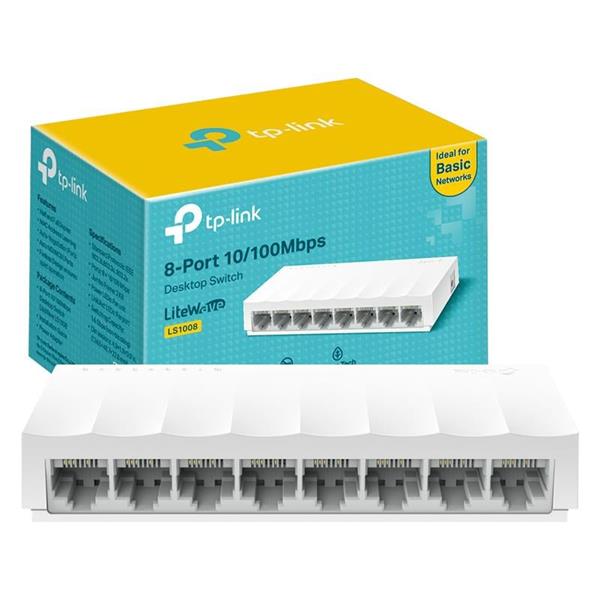 Ls-1008 8 Port 10 - 100 Mbps Ethernet Switch