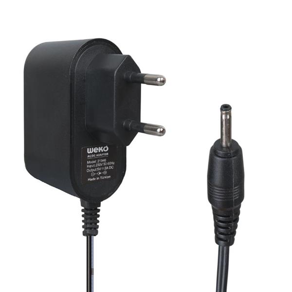 Wk-21946 5 Volt - 2 Amper 2.5*0.7 İnce Uç Yerli Üretim Tablet Pc Adaptörü
