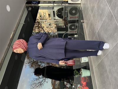 10530 Kapşonlu Yanları Bağıcıklı Takım