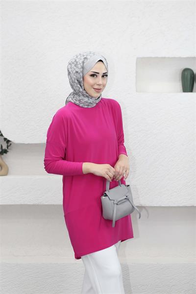 1280 Bisiklet Yaka Makas Tunik
