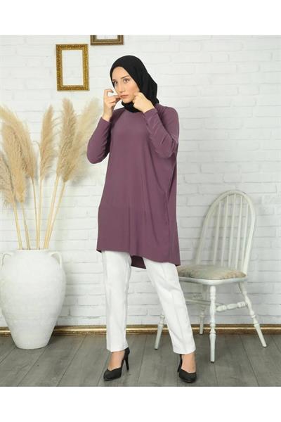 1280 Bisiklet Yaka Makas Tunik