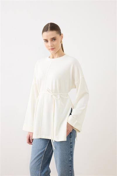 2755 Dikiş Detaylı Duble Kol Sweat