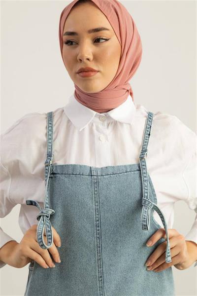 2765 İnce Bağıcıklı Gizli Cepli Kot Jile