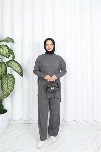 3406 Fitilli Pantolonlu Triko Takım