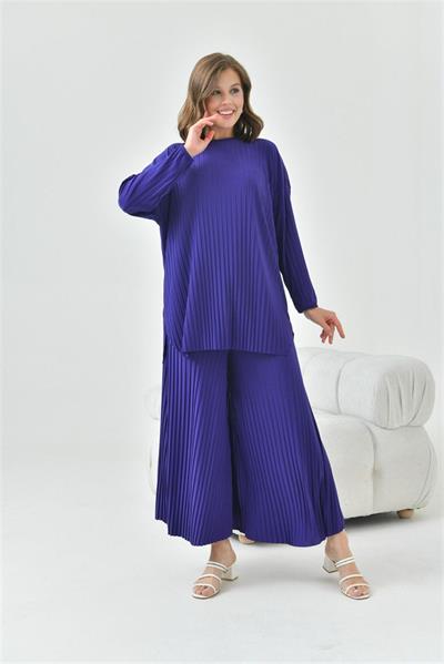 4150 Bisiklet Yaka Piliseli Ela Takım