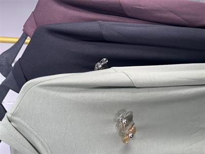 4170 Kapşonlu Fermuarlı Gögsü Çiçek Detaylı Takım