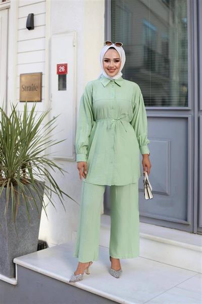 6034 Bağıcıklı Pantolonlu Aerobin Takım