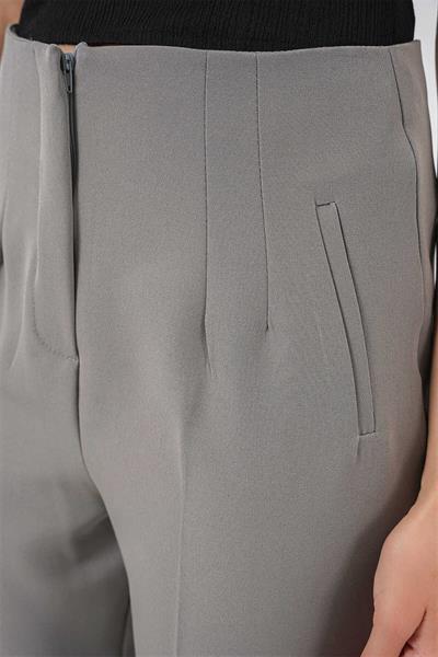 6650 Zara Model Kemersiz Poliviscon Pantolon