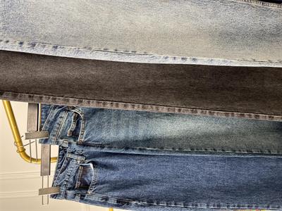 7033 Yüksek Bel Straight Denim Kot Pantolon