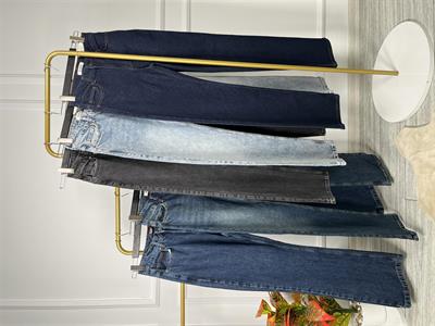 7033 Yüksek Bel Straight Denim Kot Pantolon