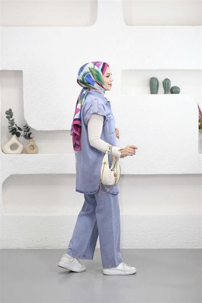 7411 Apoletli Cepli Kot Takım