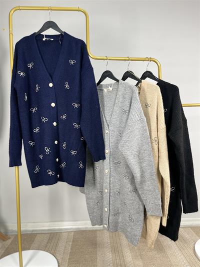 7447 Şardonlu Fiyonk İncili Ceket