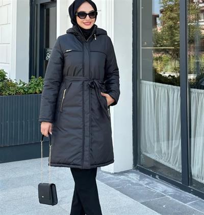 7623 Kapşonlu Kuşaklı Kaban