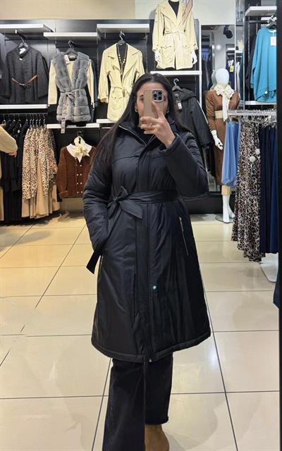 7623 Kapşonlu Kuşaklı Kaban