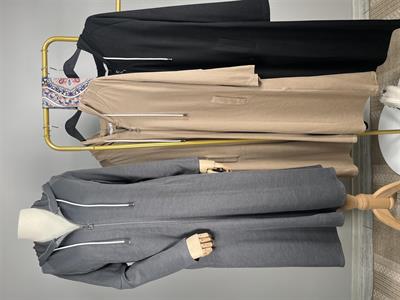 7877 Kapşonlu Boy Fermuarlı Fitilli Kap