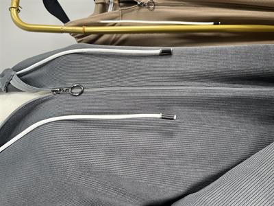 7877 Kapşonlu Boy Fermuarlı Fitilli Kap