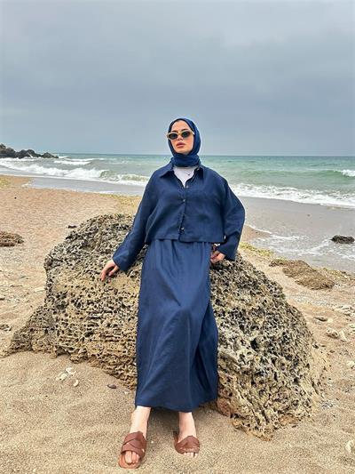 8368 Tek Cepli Etekli Keten Takım