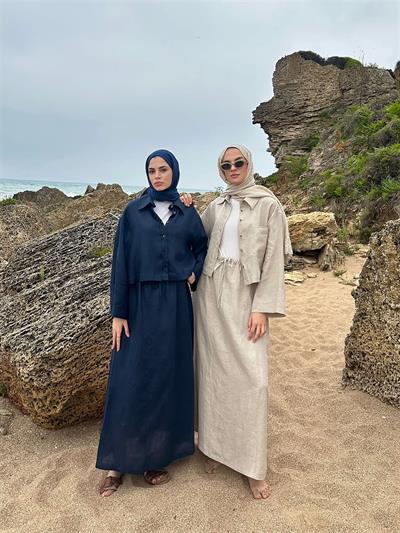 8368 Tek Cepli Etekli Keten Takım