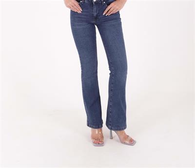 867 Yüksek Bel İspanyol Paça Skinny Kot Pantolon