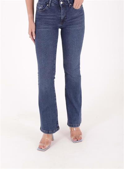 867 Yüksek Bel İspanyol Paça Skinny Kot Pantolon