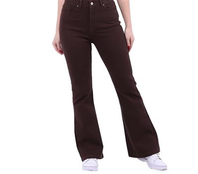 867 Yüksek Bel İspanyol Paça Skinny Kot Pantolon