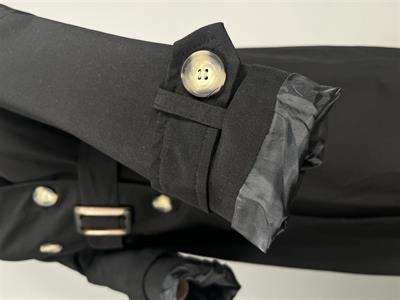 K3116 Önü Düğmeli Kuşaklı Kol Apoletli Trenckot