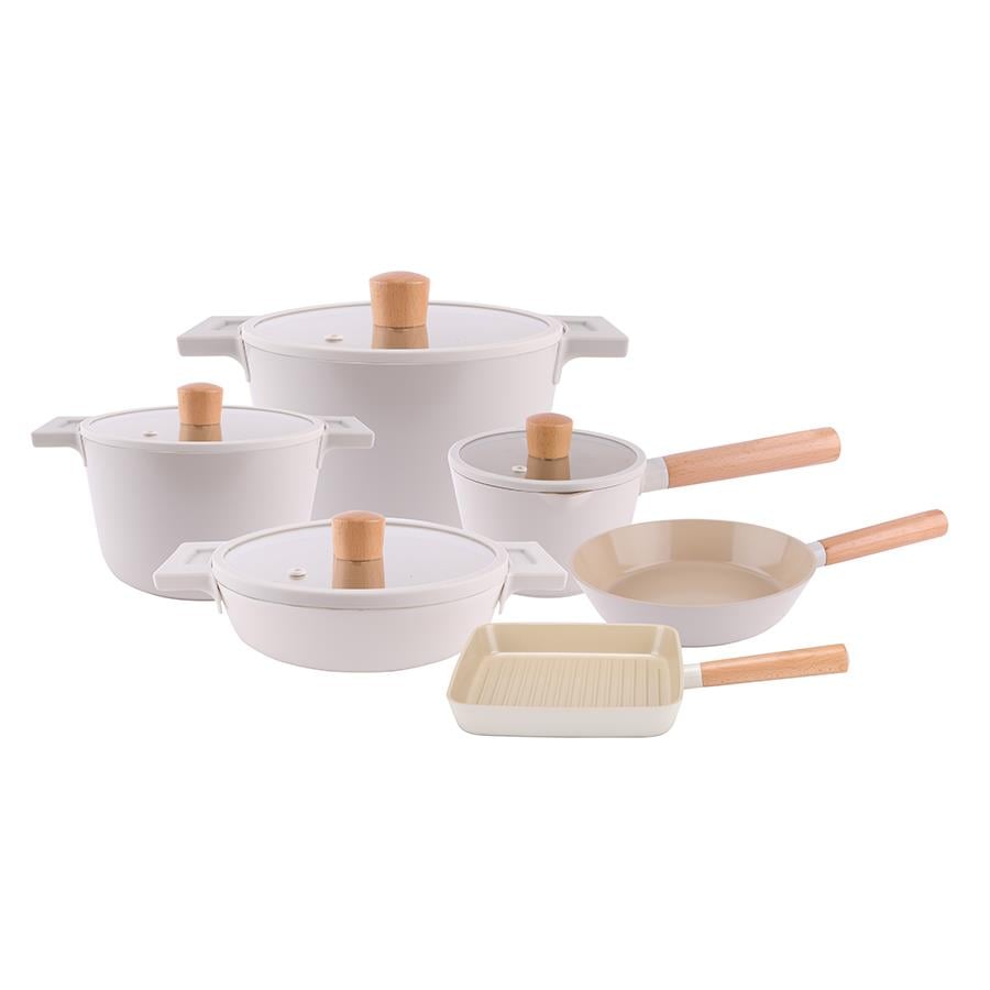 Arow Fiore 10 Parça  Döküm Tencere Seti