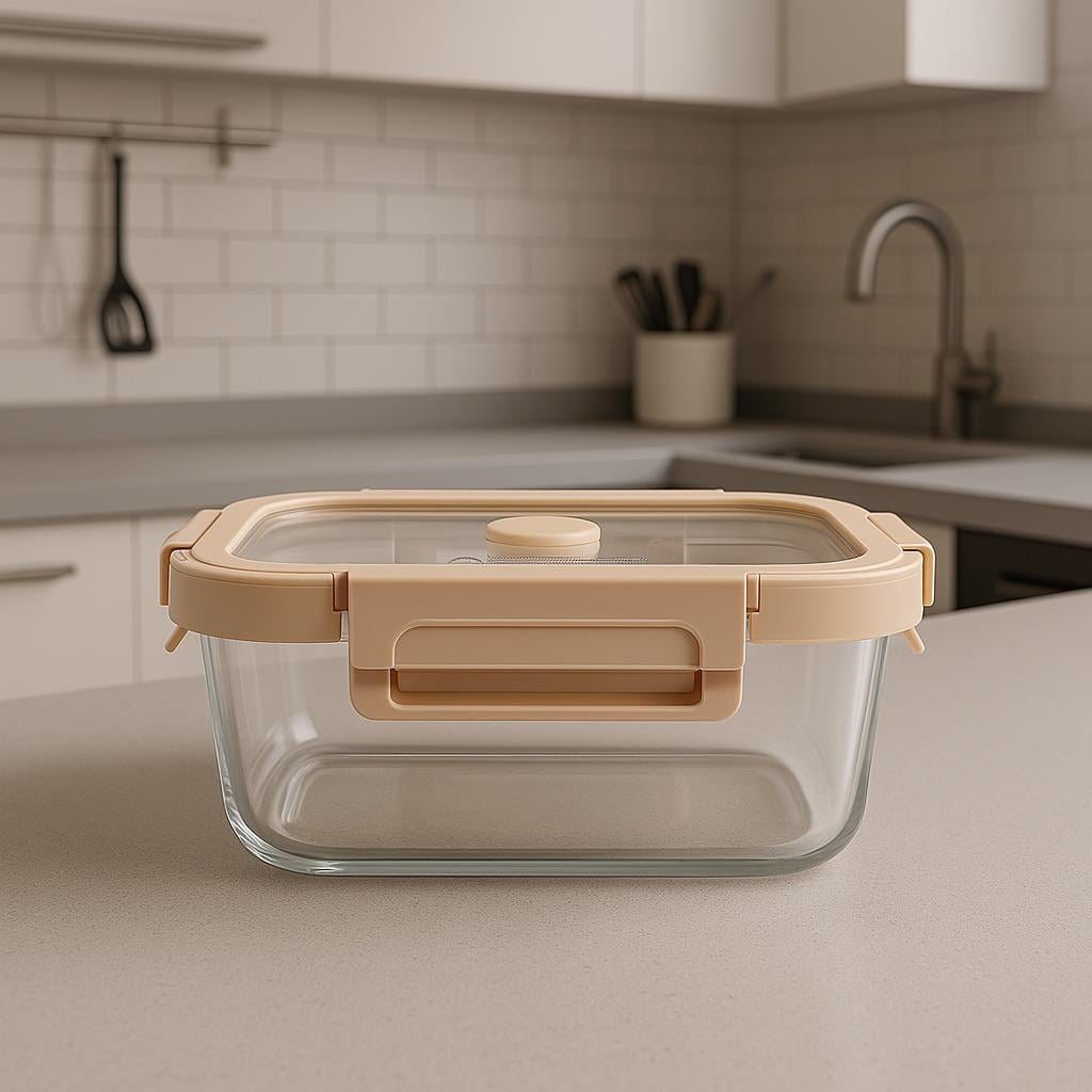 Arow 640 ML Kilitli Cam Saklama Kabı