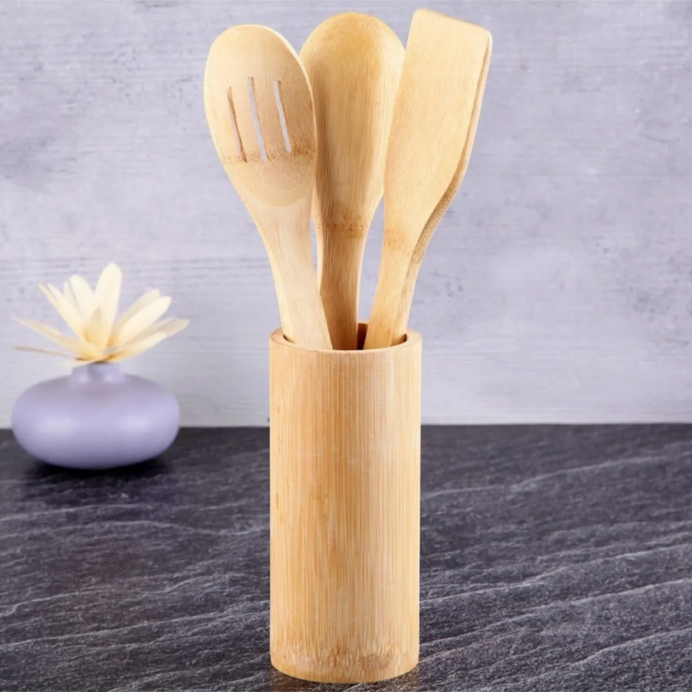 Tohana Bambu Standlı Kaşıklık