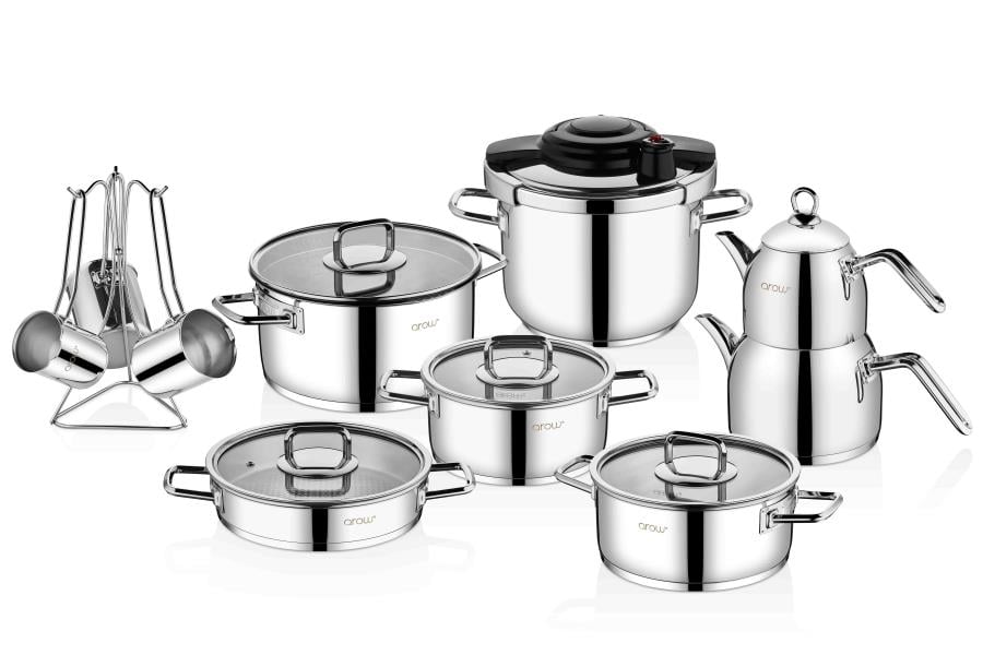 Arow Amber 16 Prç Çelik Çeyiz Seti 