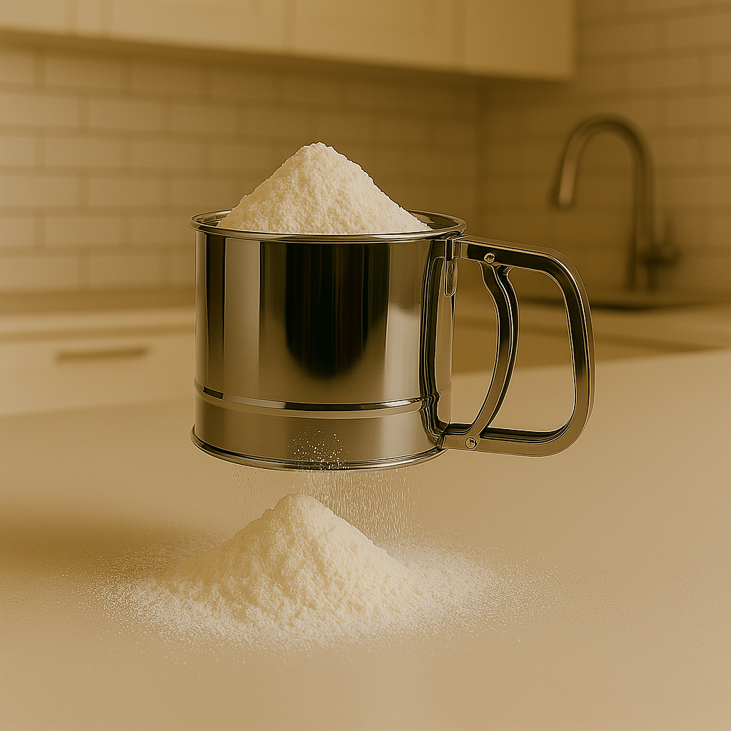 Tohana Silikon Saplı Un Eleği  12x18x12,50 cm