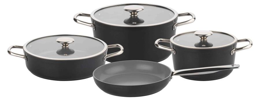 Arow Cornhill Siyah Granit 7 Parça Seti 