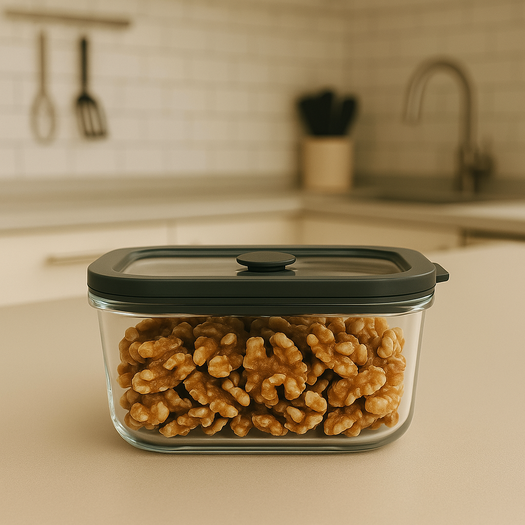 Arow 800 ML Cam Saklama Kabı Gri